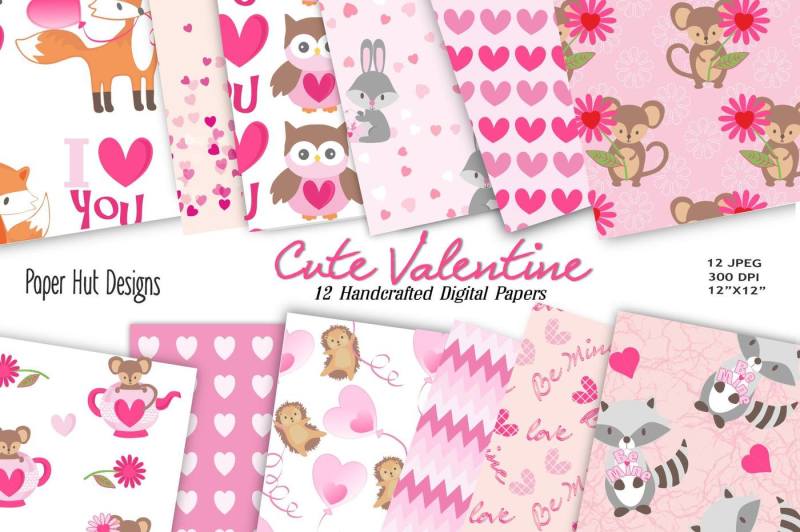 cute-valentine-seamless-animal-digital-papers