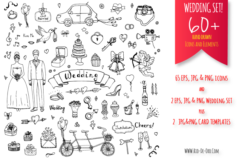 60-hand-drawn-wedding-elements