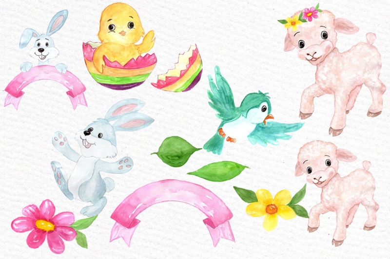 watercolor-easter-kids-clipart