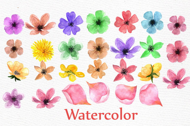 watercolor-floral-elements