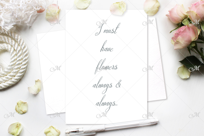 white-mock-up-with-roses-psd