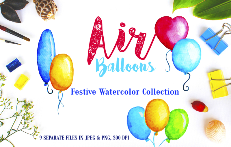watercolor-air-balloons