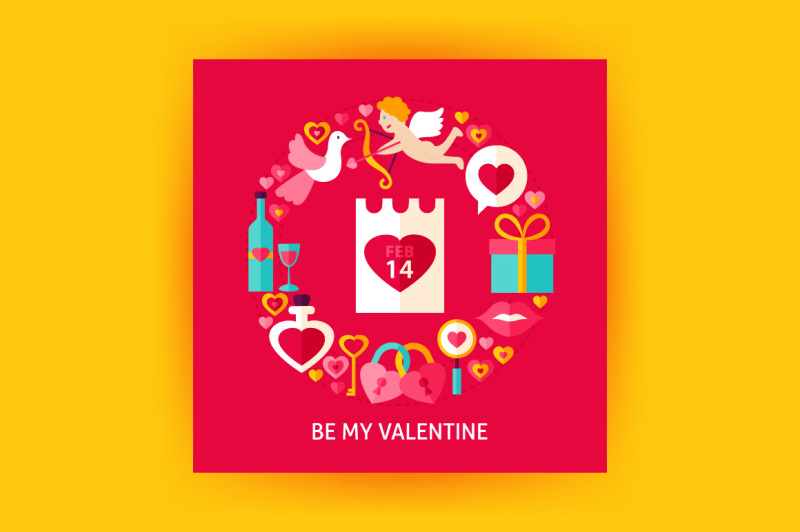 Valentines Day Vector Posters By Anna Leni Thehungryjpeg Com