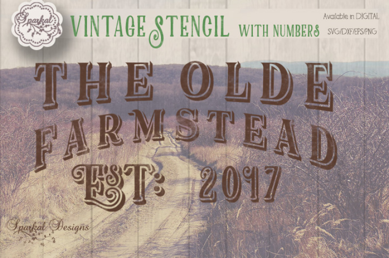 the-olde-farmstead-established-sign-stencil-full-set-of-numbers-included-cutting-file
