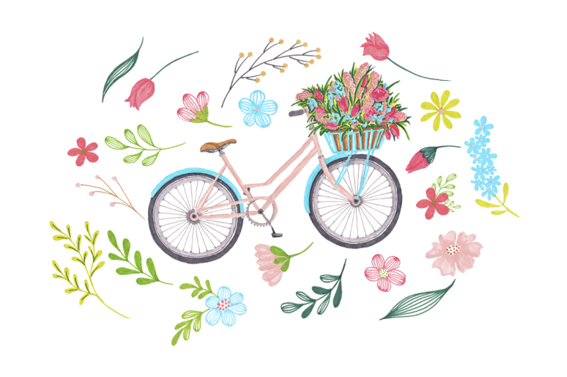 hello-spring-hand-painted-clipart