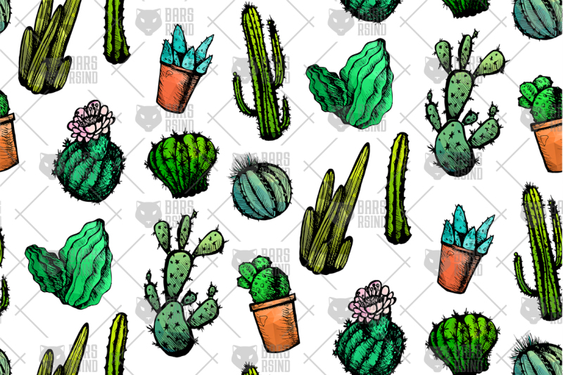 mexican-cactus-pattern