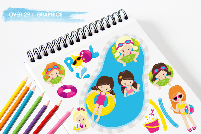 pool-party-graphics-and-illustrations