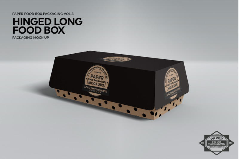 Download Long Sandwich Box Mockup By Inc Design Studio Thehungryjpeg Com