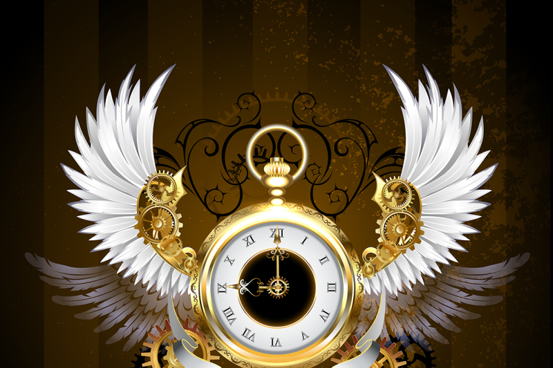 gold-watch-with-white-wings-steampunk