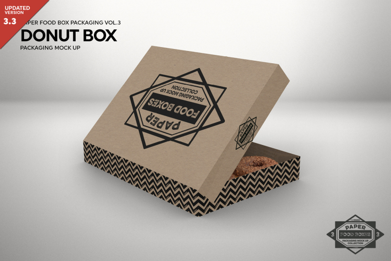 Download Download Dozen Donut Box Packaging Mock Up PSD Mockup ...