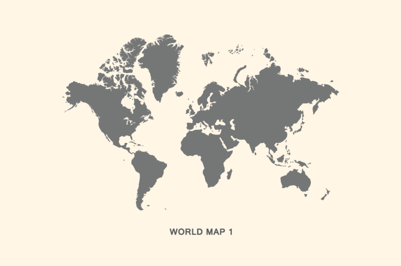 set-world-maps-dotted-and-silhouette