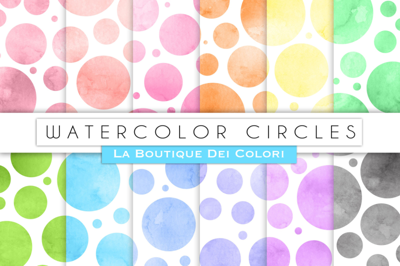 watercolour-circles-digital-papers