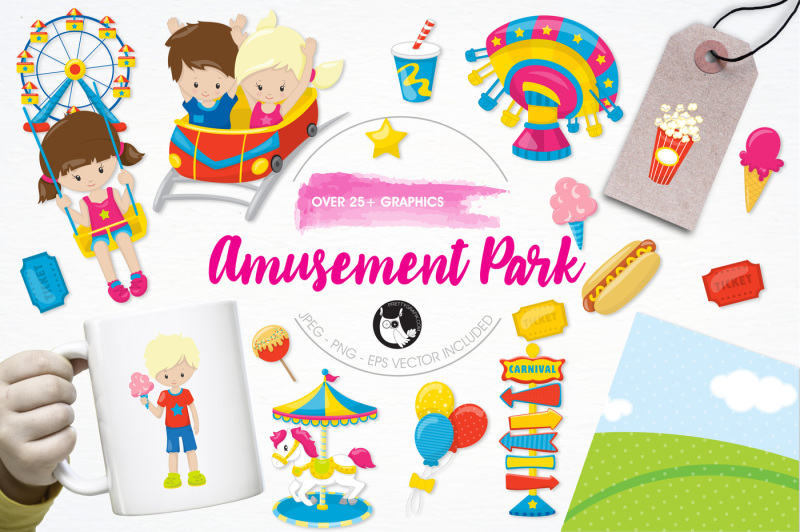 amusement-park-graphics-and-illustrations