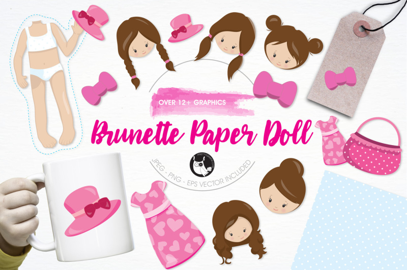 brunette-paper-doll-graphics-and-illustrations