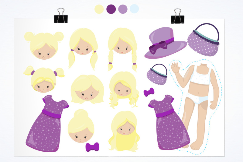 blonde-paper-doll-graphics-and-illustrations