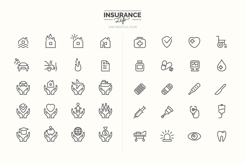 insurance-and-medical-icons