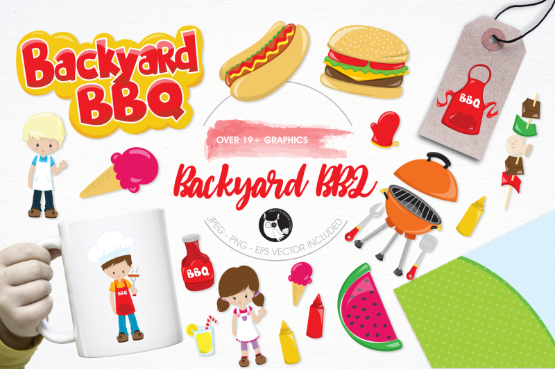 backyard-bbq-graphics-and-illustrations