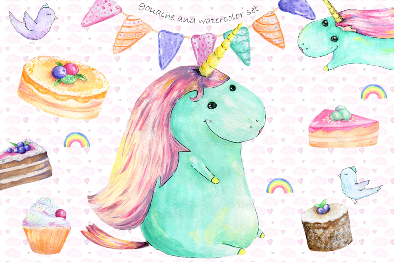 cakes-amp-unicorn-tasty-clip-art