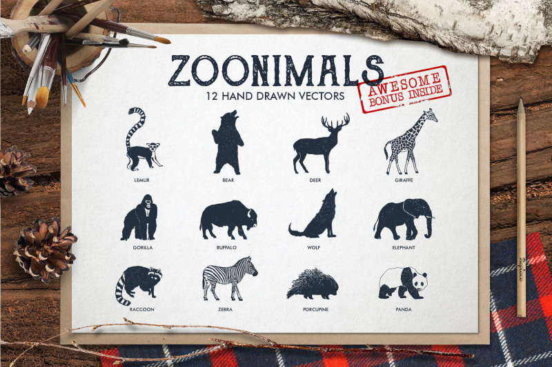 zoonimals-hand-drawn-animals