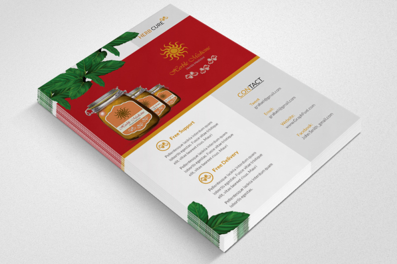 herbal-green-product-promotion-flyer