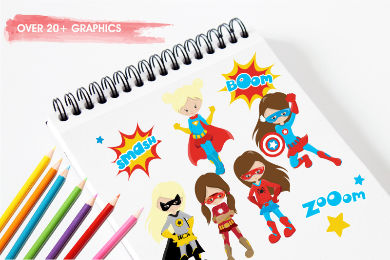 superhero-girls-graphics-and-illustrations