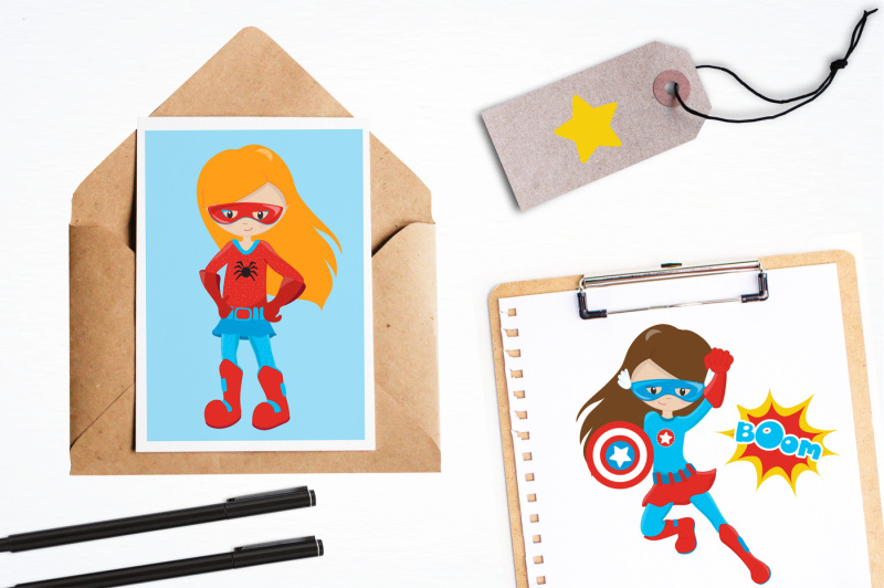 superhero-girls-graphics-and-illustrations