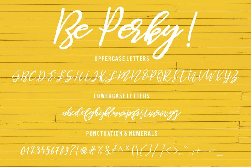 be-perky-handwritten-font