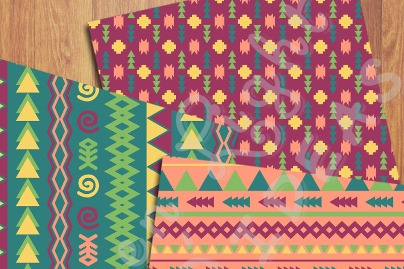 fun-tribal-digital-papers