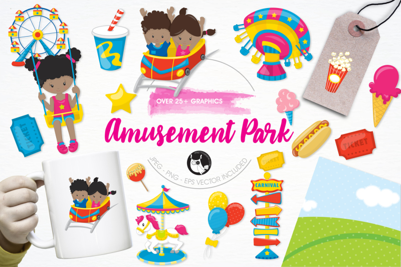 amusement-park-graphics-and-illustrations