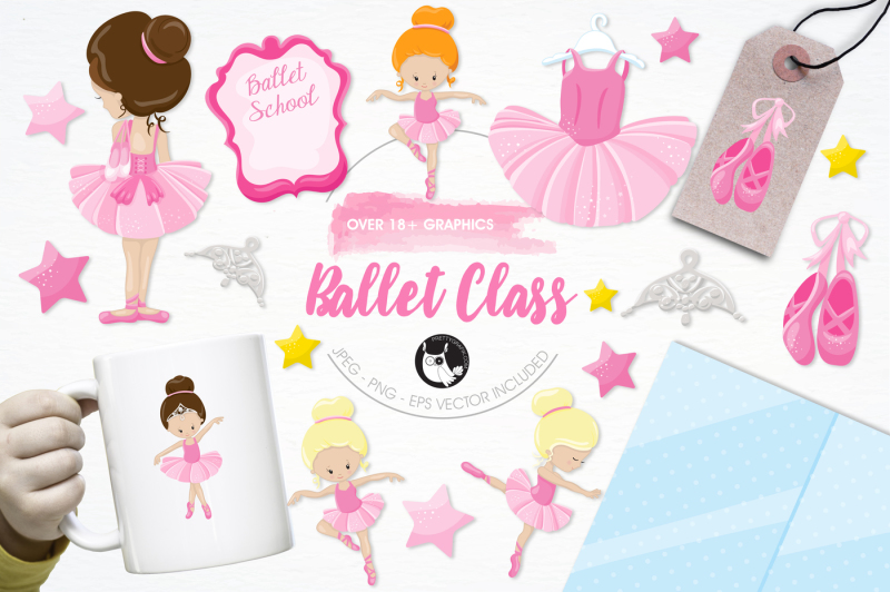 ballet-class-graphics-and-illustrations