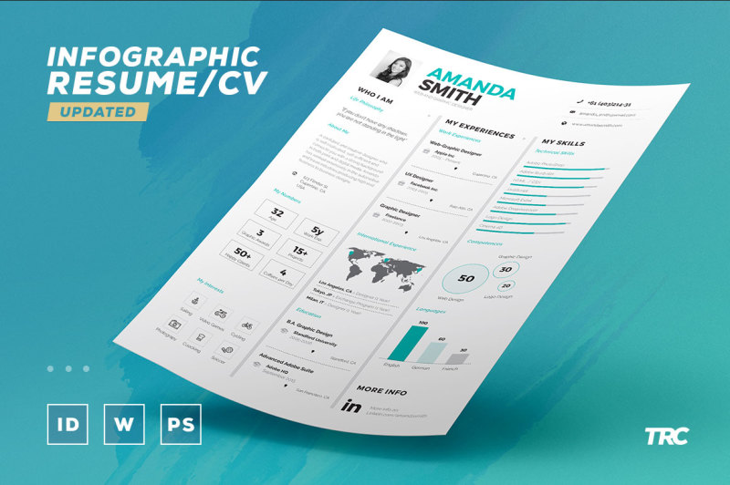 infographic-resume-cv-volume-7-indesign-word-template