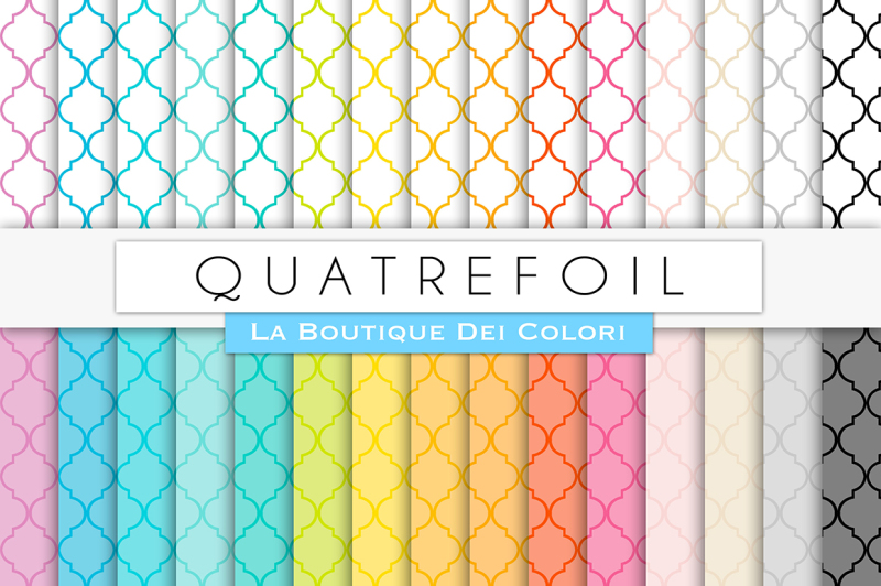 rainbow-quatrefoil-digital-papers