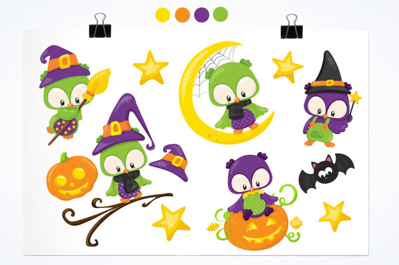halloween-owls-graphics-and-illustrations