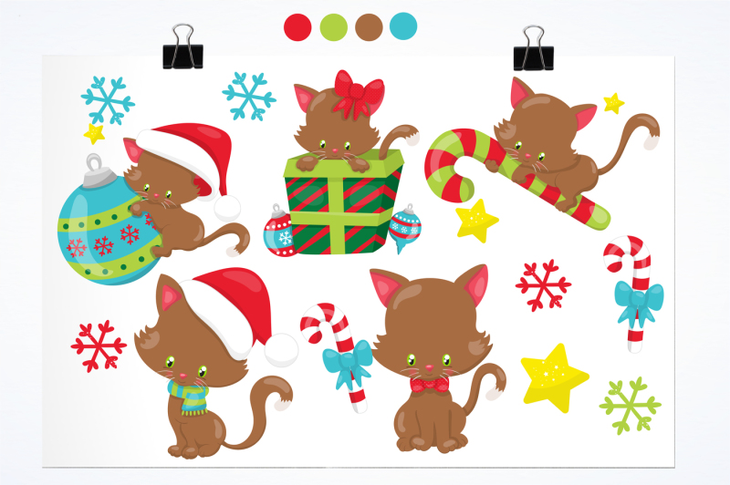 christmas-kitties-graphics-and-illustrations