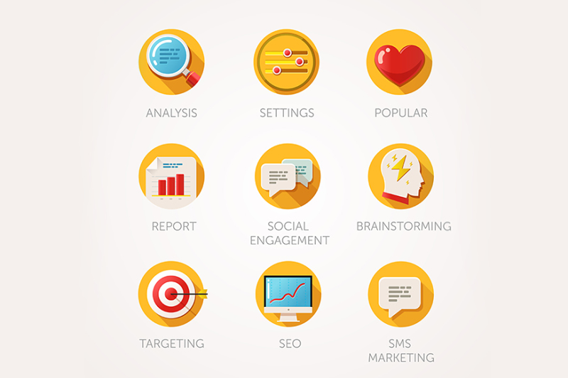 marketing-agency-icons-set