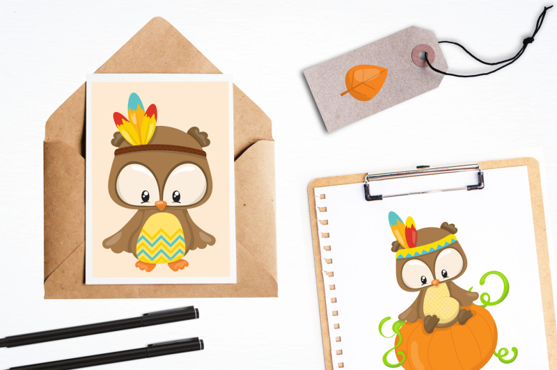 thanksgiving-owls-graphics-and-illustrations