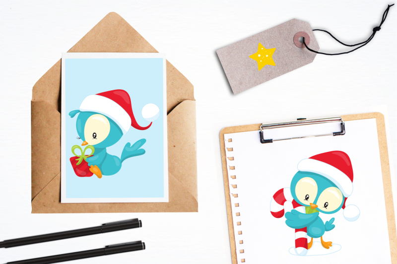 christmas-birds-graphics-and-illustrations