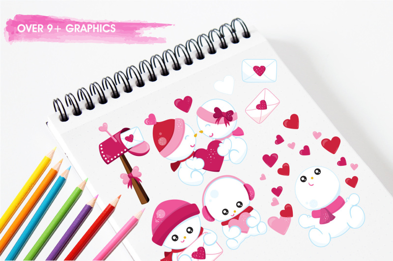 valentine-snowbabies-graphics-and-illustrations