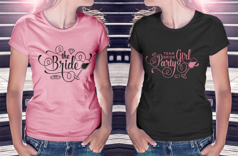 Download Bachelorette Party t-shirt Designs - SET OF 2 - SVG DXF ...
