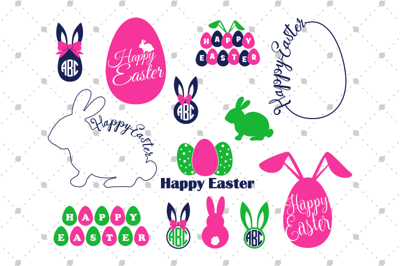 Easter SVG files, Easter Bundle SVG By SVG Cut Studio | TheHungryJPEG