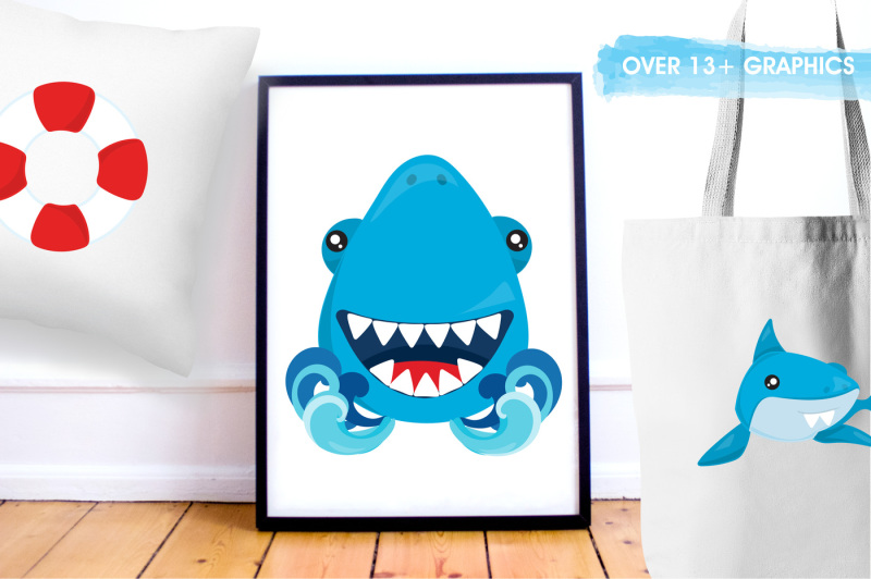 friendly-sharks-graphics-and-illustrations