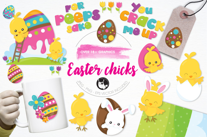 easter-chicks-graphics-and-ilustrations