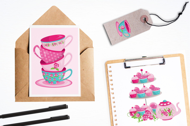 tea-time-graphics-and-illustrations