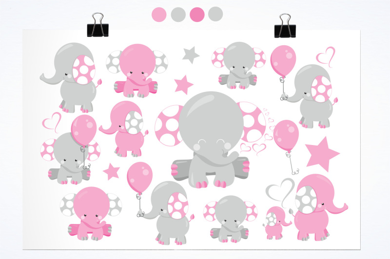 girl-elephants-graphics-and-illustrations