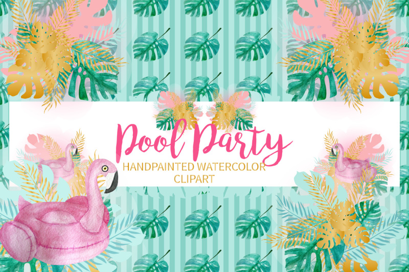pool-party-watercolor-clipart