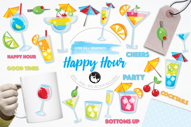 happy-hour-graphics-and-illustrations