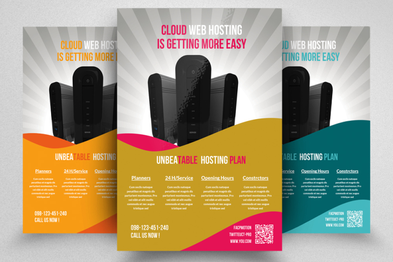 web-hosting-flyers