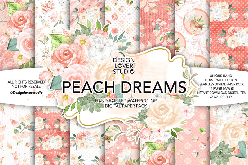 watercolor-peach-dreams-digital-paper-pack