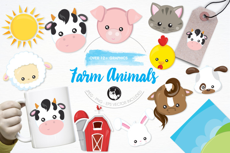 farm-animals-graphics-and-illustrations
