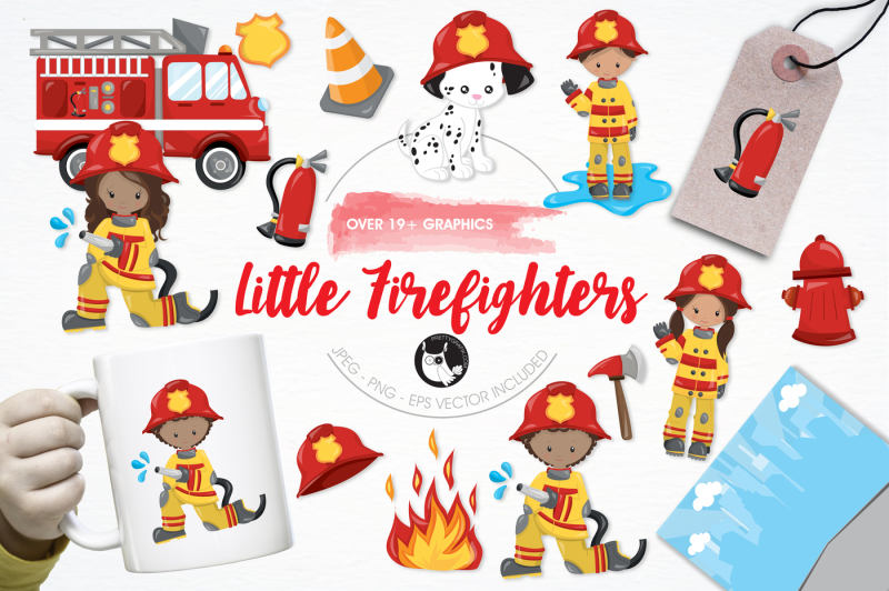 little-firefighters-graphics-and-illustrations